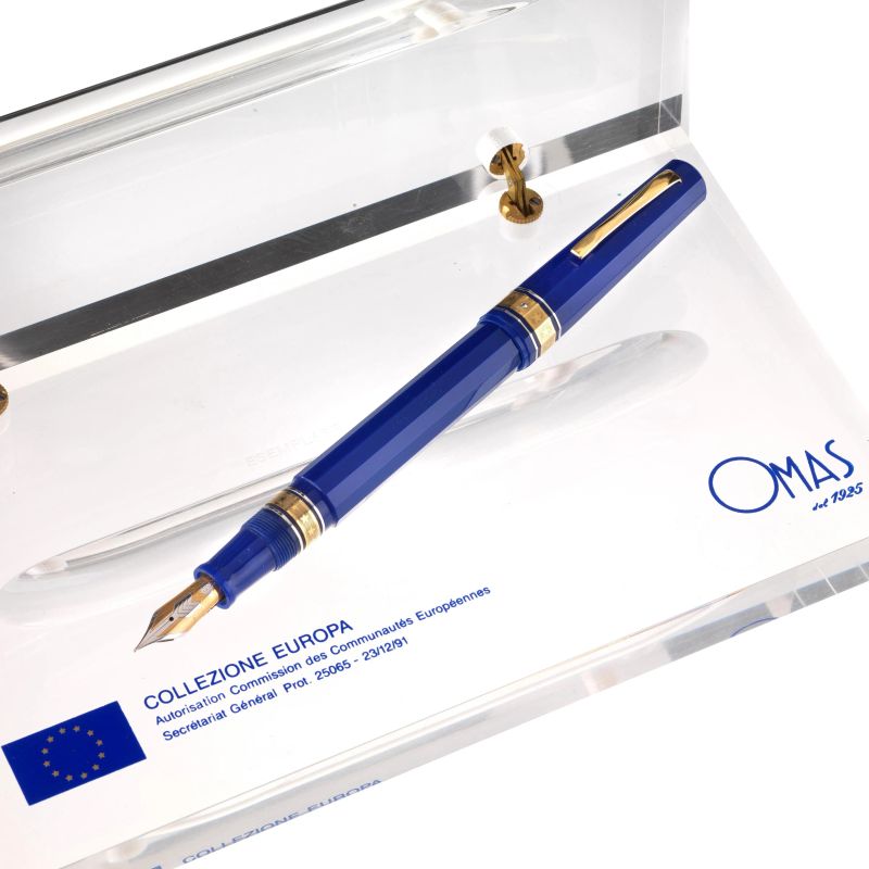 Omas : OMAS EUROPA COLLECTION FOUNTAIN PEN LIMITED EDITION N. 1009/3500  - Auction TIMED AUCTION | WATCHES AND PENS - Pandolfini Casa d'Aste
