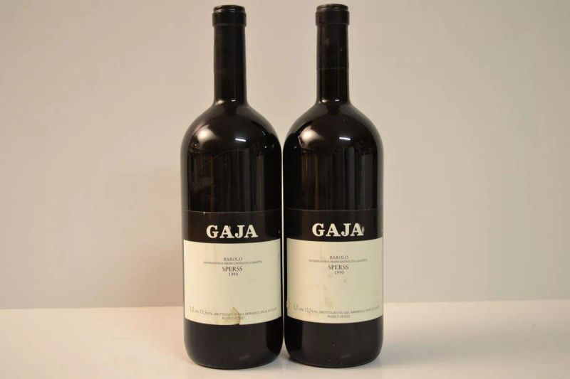 Sperss Gaja 1990                                                            - Asta Vini e distillati da collezione da cantine selezionate - Pandolfini Casa d'Aste