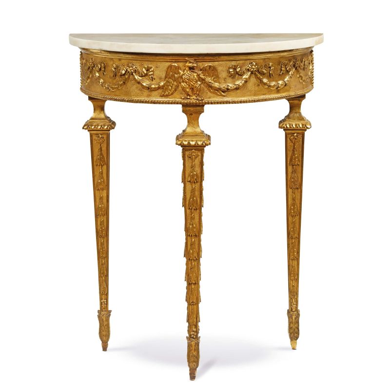 



A TUSCAN DEMI-LUNE CONSOLE, LATE 18TH CENTURY  - Auction INTERNATIONAL FINE ART - Pandolfini Casa d'Aste