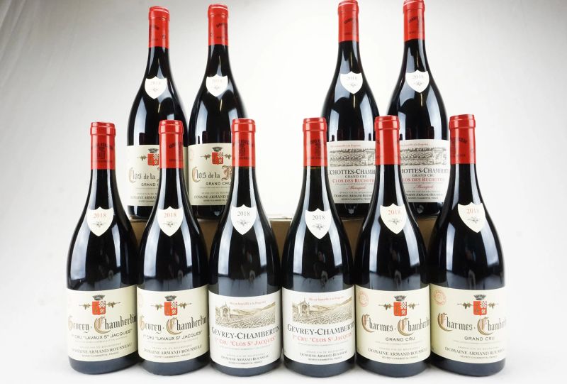      Selezione Domaine Armand Rousseau 2018   - Auction The Art of Collecting - Italian and French wines from selected cellars - Pandolfini Casa d'Aste