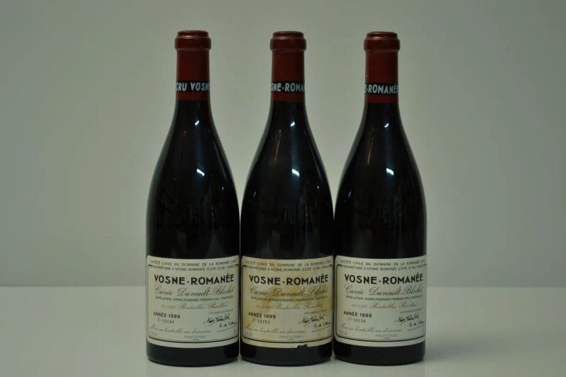 Vosne-Romanee Duvault-Blochet Domaine de la Romanee Conti 1999  - Auction FINE WINES FROM IMPORTANT ITALIAN CELLARS - Pandolfini Casa d'Aste