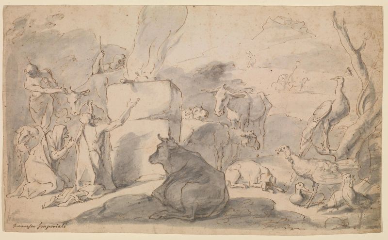 Francesco Ferdinandi detto l'Imperiali  - Auction Works on paper: 15th to 19th century drawings, paintings and prints - Pandolfini Casa d'Aste