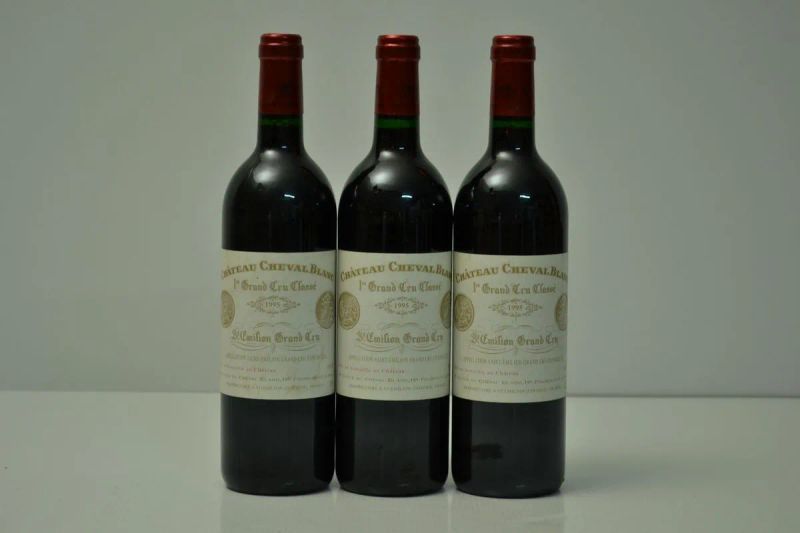 Chateau Cheval Blanc 1995  - Asta VINI PREGIATI DA IMPORTANTI CANTINE ITALIANE - Pandolfini Casa d'Aste