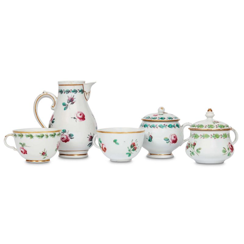



A GINORI COFFEE SET, DOCCIA, CIRCA 1780  - Auction CERAMICS. MAJOLICA AND PORCELAIN FROM THE RENAISSANCE TO THE 18TH CENTURY - Pandolfini Casa d'Aste