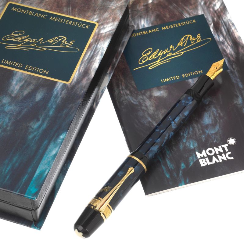 MONTBLANC &quot;EDGAR ALLAN POE&quot; SERIE SCRITTORI PENNA STILOGRAFICA EDIZIONE LIMITATA N. 03691/17000 ANNO 1998  - Asta ASTA A TEMPO | PENNE DA COLLEZIONE - Pandolfini Casa d'Aste