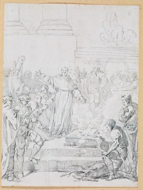 Scuola italiana, sec. XVIII  - Auction Works on paper: 15th to 19th century drawings, paintings and prints - Pandolfini Casa d'Aste