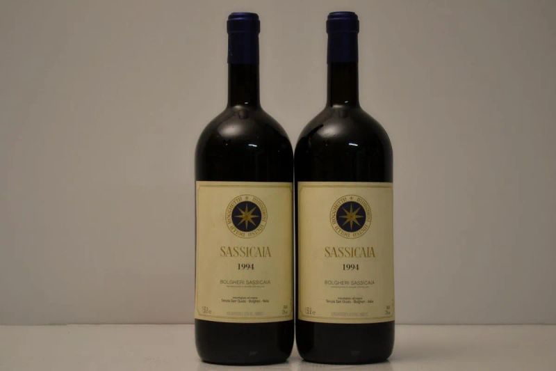 Sassicaia Tenuta San Guido 1994  - Asta VINI PREGIATI DA IMPORTANTI CANTINE ITALIANE - Pandolfini Casa d'Aste