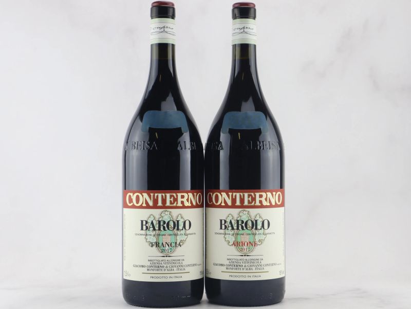 



Selezione Barolo Giacomo Conterno 2017  - Asta ALCHIMIA - Vini Pregiati e da Collezione - Pandolfini Casa d'Aste