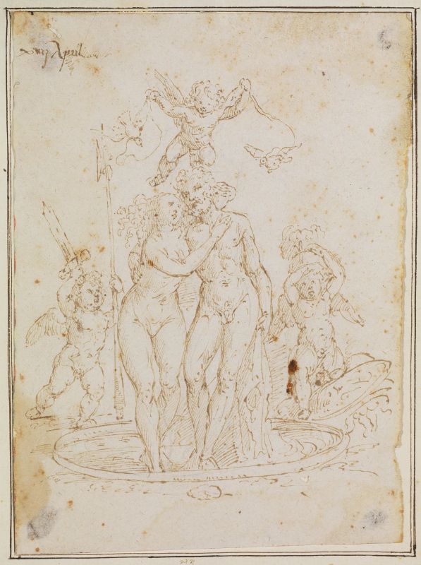      Scuola francese, sec. XVI   - Asta Opere su carta: disegni, dipinti e stampe dal secolo XV al XIX - Pandolfini Casa d'Aste