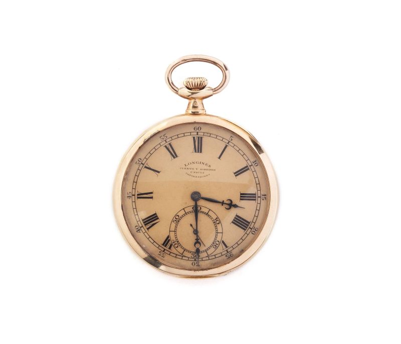 LONGINES OROLOGIO IN ORO GIALLO  - Auction Jewels, watches, pens and silver - Pandolfini Casa d'Aste