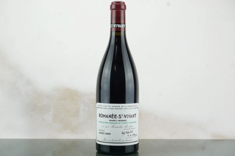 Roman&eacute;e Saint-Vivant Marey-Monge Domaine de la Roman&eacute;e Conti 2005  - Auction LA RAFFINATEZZA DELLA COMPLESSITA' - Fine and Rare Wine - Pandolfini Casa d'Aste