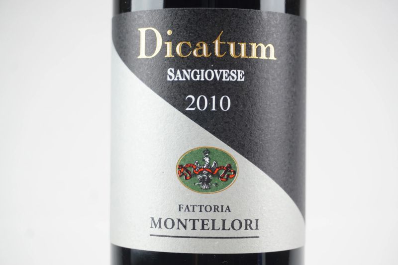      Dicatum Sangiovese Fattoria Montellori 2010    - Auction ONLINE AUCTION | Smart Wine & Spirits - Pandolfini Casa d'Aste