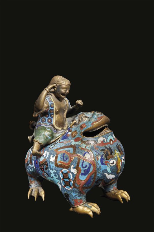      INCENSIERE, CINA, SEC. XIX   - Auction Asian Art - &#19996;&#26041;&#33402;&#26415; - Pandolfini Casa d'Aste