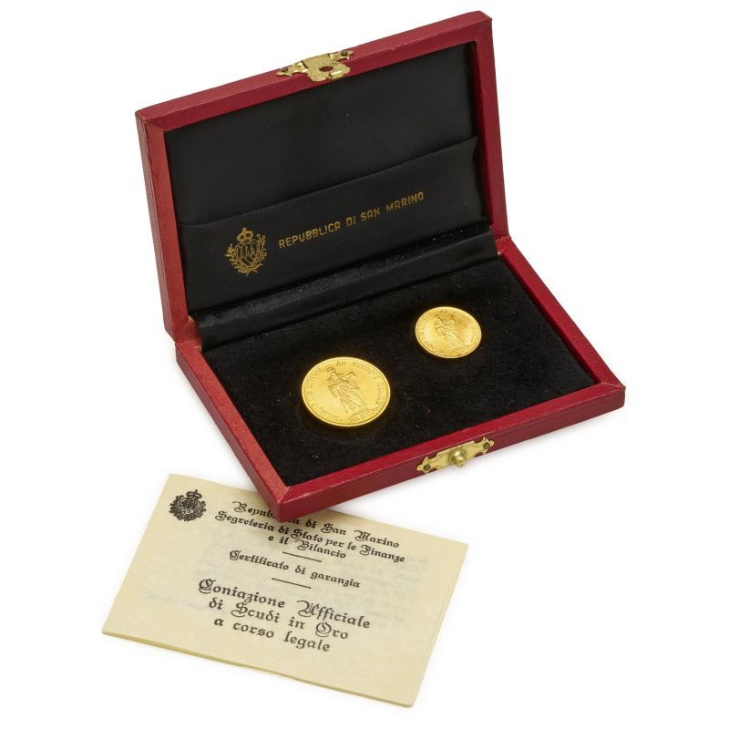 



1 e 2 Scudi 1974 &ndash; Zecca: Roma  - Auction NUMISMATICS - Pandolfini Casa d'Aste