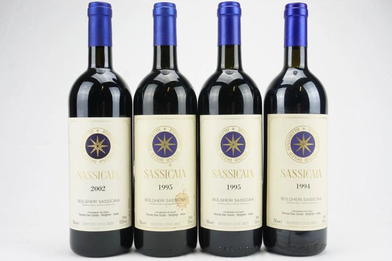      Sassicaia Tenuta San Guido   - Auction Il Fascino e l'Eleganza - A journey through the best Italian and French Wines - Pandolfini Casa d'Aste