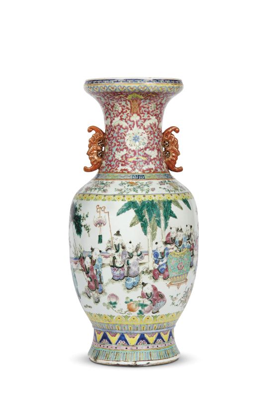 A VASE, CHINA, QING DYNASTY, 19TH CENTURY  - Auction ASIAN ART / &#19996;&#26041;&#33402;&#26415;   - Pandolfini Casa d'Aste