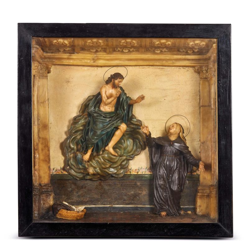 



Sicilian ceroplast, late 18th century, The Ecstasy of Saint Rosalia, polychrome wax   - Auction SCULPTURES AND WORKS OF ART FROM MIDDLE AGES TO 19TH CENTURY - Pandolfini Casa d'Aste