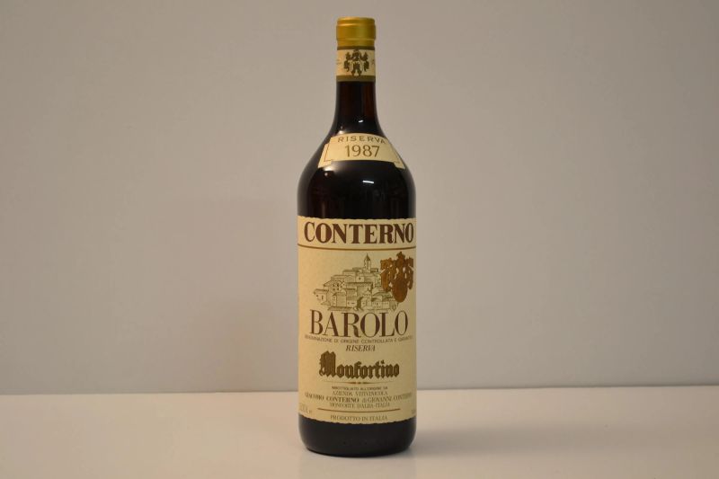 Barolo Monfortino Riserva Giacomo Conterno 1987  - Auction the excellence of italian and international wines from selected cellars - Pandolfini Casa d'Aste