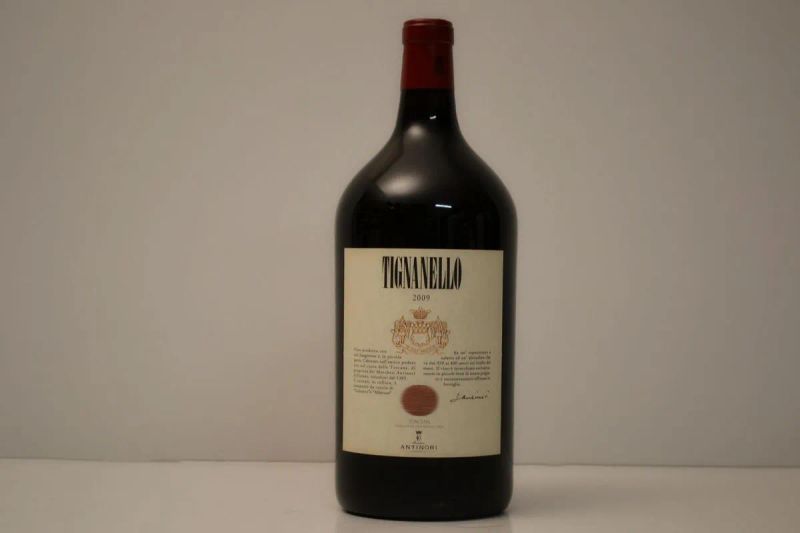 Tignanello Antinori 2009  - Asta VINI PREGIATI DA IMPORTANTI CANTINE ITALIANE - Pandolfini Casa d'Aste