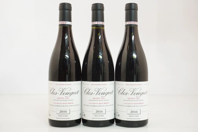      Clos-Vougeot Domaine Laurent Roumier 2016   - Auction Online Auction | Smart Wine & Spirits - Pandolfini Casa d'Aste