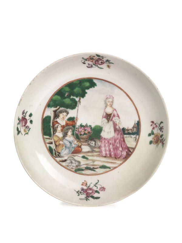      PIATTO, CINA, DINASTIA QING, SEC. XVIII   - Auction ASIAN ART - Pandolfini Casa d'Aste