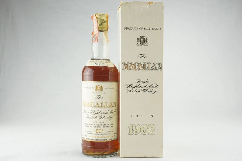 Macallan 1962  - Auction From Red to Gold - Whisky and Collectible Spirits - Pandolfini Casa d'Aste