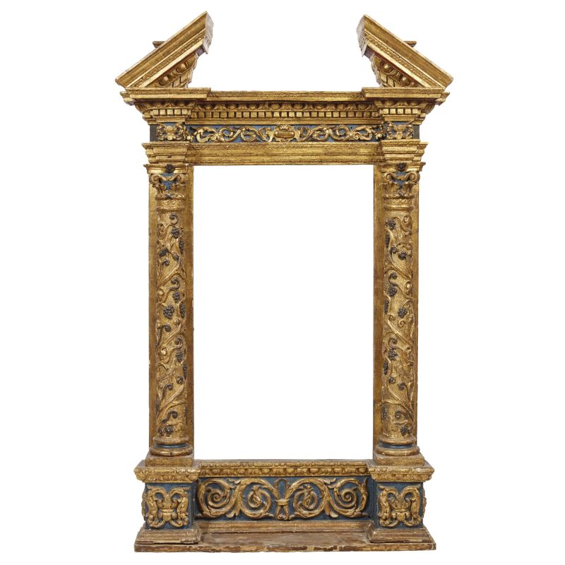 A VENETIAN AEDICULE FRAME, 16TH CENTURY  - Auction THE ART OF ADORNING PAINTINGS: FRAMES FROM RENAISSANCE TO 19TH CENTURY - Pandolfini Casa d'Aste