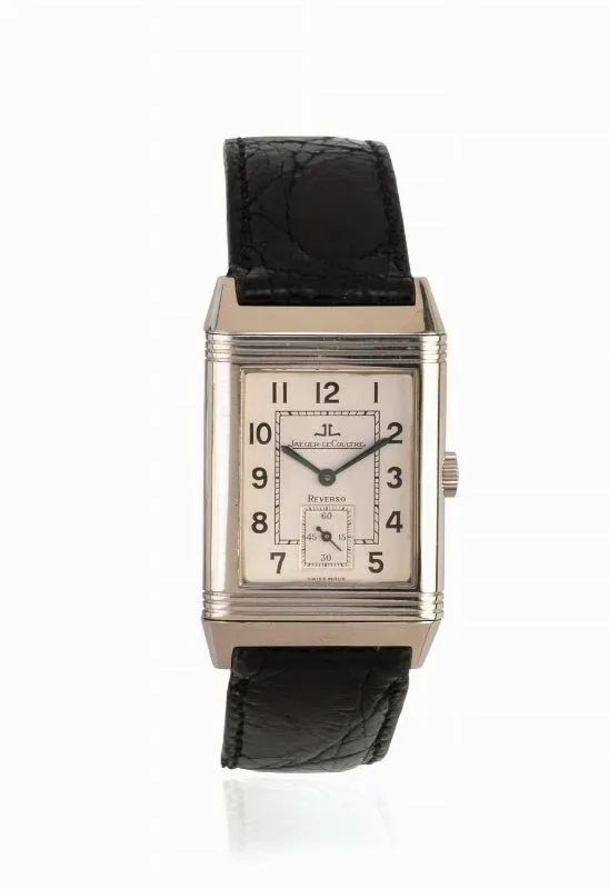 OROLOGIO DA POLSO JAEGER LE COULTRE REVERSO GRAND TAILLE, REF. 270.8.62, N. 1&rsquo;867&rsquo;755, PRODUZIONE RECENTE, IN ACCIAIO  - Auction Fine Jewels and Watches - Pandolfini Casa d'Aste