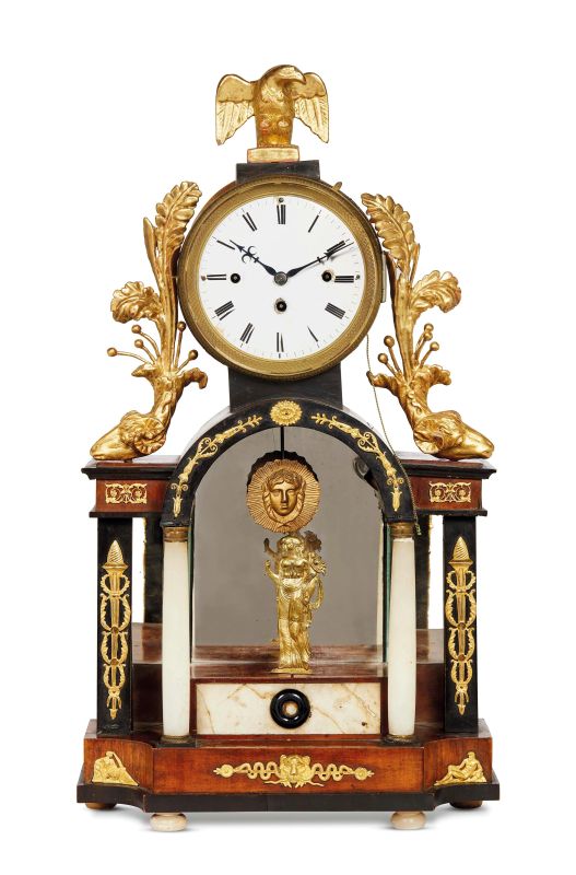      OROLOGIO DA CAMINO, FRANCIA, SECOLO XIX   - Auction Online Auction | Furniture and Works of Art from Veneta proprietY - PART TWO - Pandolfini Casa d'Aste