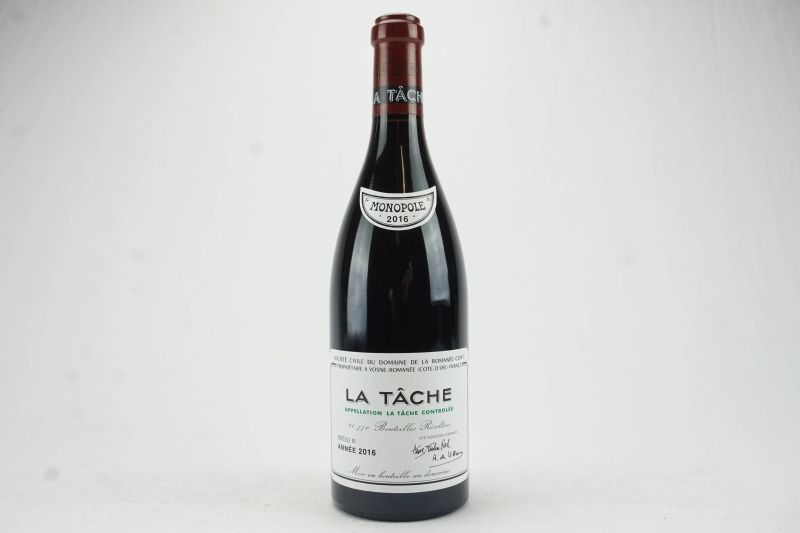      La T&acirc;che Domaine de la Roman&eacute;e Conti 2016   - Auction The Art of Collecting - Italian and French wines from selected cellars - Pandolfini Casa d'Aste