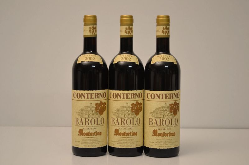 Barolo Monfortino Riserva Giacomo Conterno 2002  - Auction An Extraordinary Selection of Finest Wines from Italian Cellars - Pandolfini Casa d'Aste