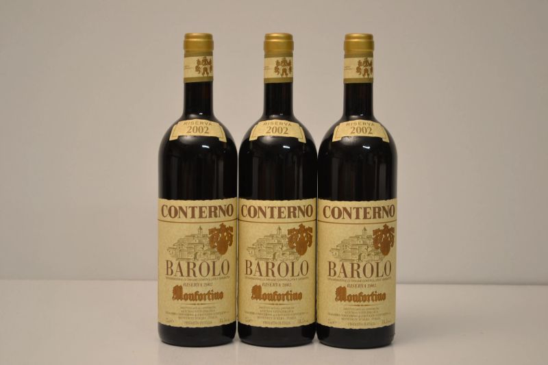 Barolo Monfortino Riserva Giacomo Conterno 2002  - Asta Una Straordinaria Selezione di Vini Pregiati da Cantine Italiane - Pandolfini Casa d'Aste