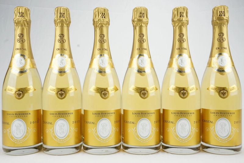      Cristal Louis Roederer 2012   - Asta Il Fascino e l'Eleganza - Un percorso tra i migliori Vini italiani e francesi - Pandolfini Casa d'Aste