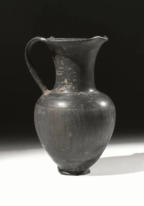 Grande oinochoe in bucchero  - Auction Antiquities - Pandolfini Casa d'Aste