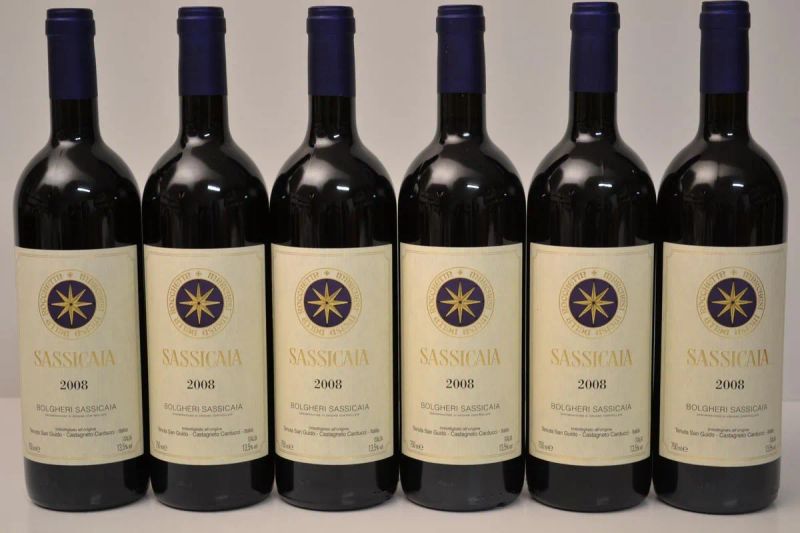 Sassicaia Tenuta San Guido 2008  - Auction Fine Wine and an Extraordinary Selection From the Winery Reserves of Masseto - Pandolfini Casa d'Aste