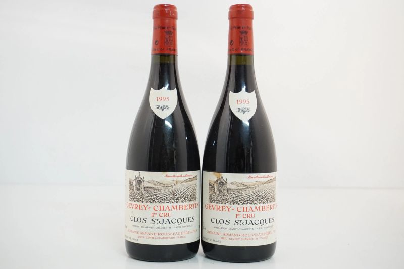 Gevrey-Chambertin Clos Saint Jacques Domaine Armand Rousseau 1995  - Auction FINE WINES AND SPIRITS - Pandolfini Casa d'Aste