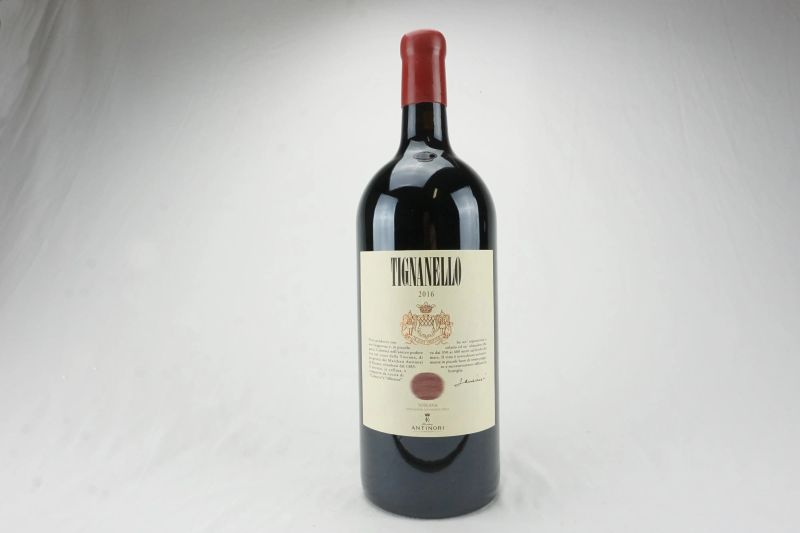      Tignanello Antinori 2016   - Asta L'Arte del Collezionare - Vini italiani e francesi da cantine selezionate - Pandolfini Casa d'Aste