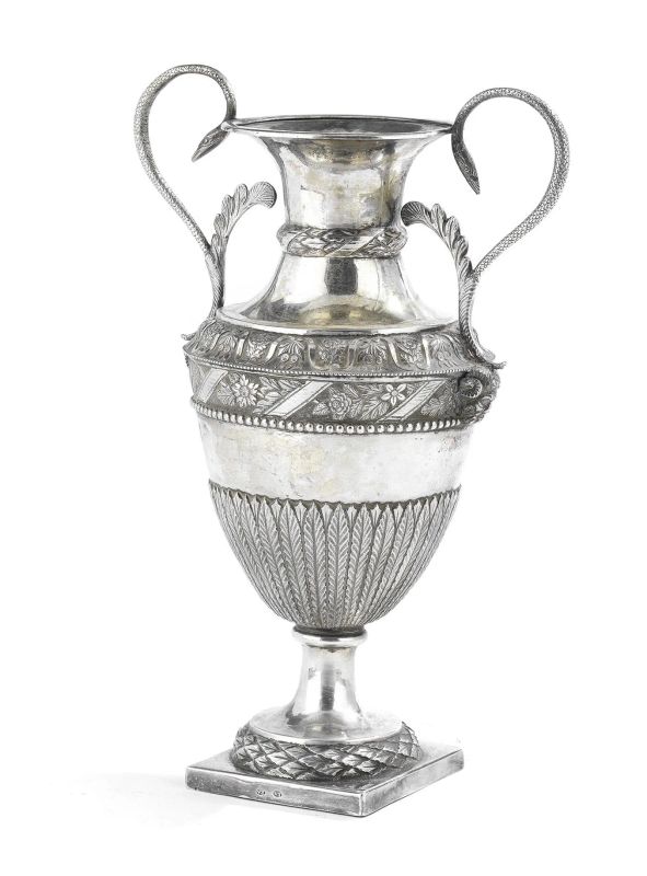      VASO, SECOLO XIX   - Auction Italian and European Silver - Pandolfini Casa d'Aste