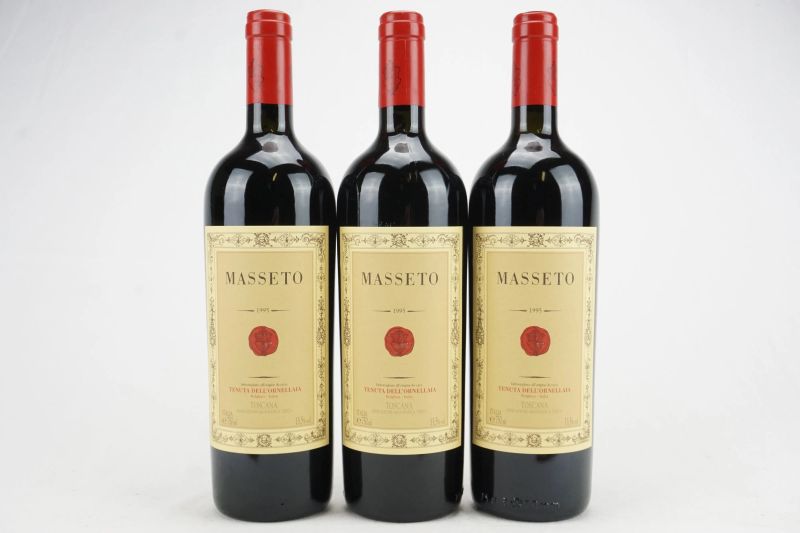      Masseto 1995   - Auction Il Fascino e l'Eleganza - A journey through the best Italian and French Wines - Pandolfini Casa d'Aste