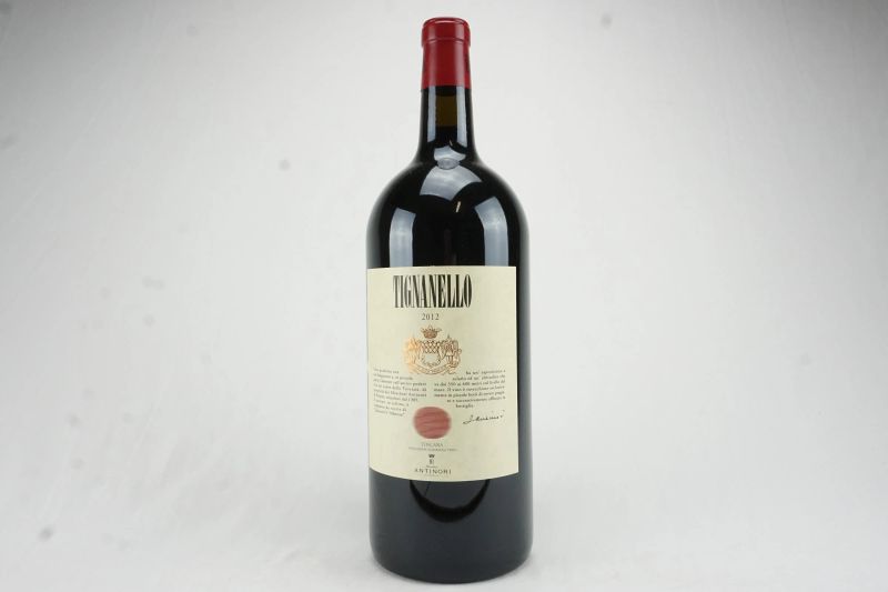      Tignanello Antinori 2012   - Asta L'Arte del Collezionare - Vini italiani e francesi da cantine selezionate - Pandolfini Casa d'Aste
