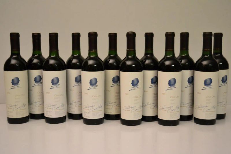 Opus One Mondavi  - Asta Vini Pregiati e una Straordinaria Selezione dalla Cantina Storica di Masseto - Pandolfini Casa d'Aste