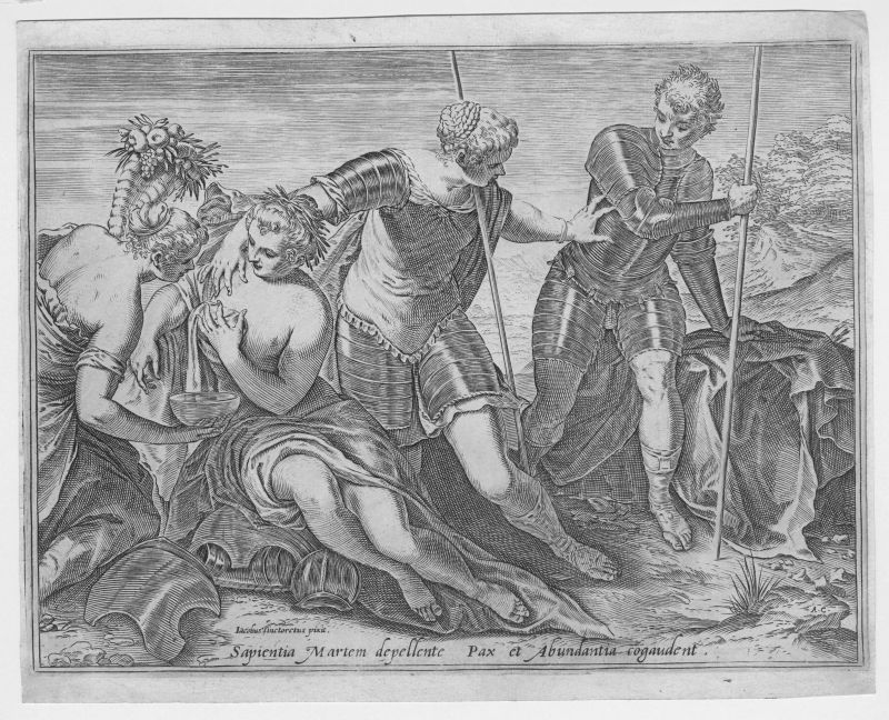 Agostino Carracci da Jacopo Tintoretto  - Auction TIMED AUCTION | OLD MASTER AND 19TH CENTURY DRAWINGS AND PRINTS - Pandolfini Casa d'Aste