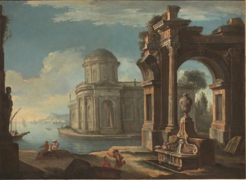 Scuola romana, sec. XVIII  - Auction Old Master and 19th Century Paintings - Pandolfini Casa d'Aste