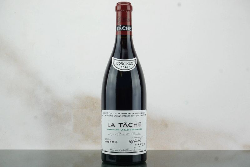 La T&acirc;che Domaine de la Roman&eacute;e Conti 2010  - Auction LA RAFFINATEZZA DELLA COMPLESSITA' - Fine and Rare Wine - Pandolfini Casa d'Aste