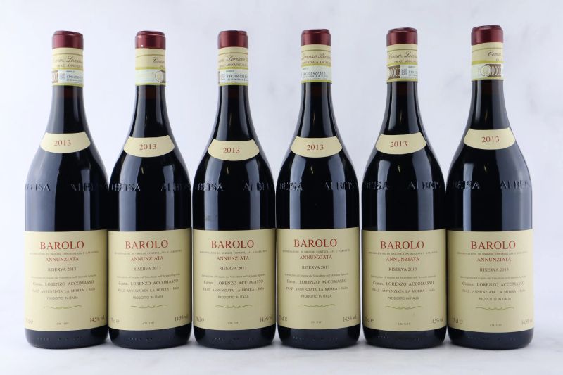 



Barolo Riserva Rocche dell&rsquo;Annunziata Accomasso 2013  - Asta Vini Pregiati da una Ricercata Collezione - Pandolfini Casa d'Aste