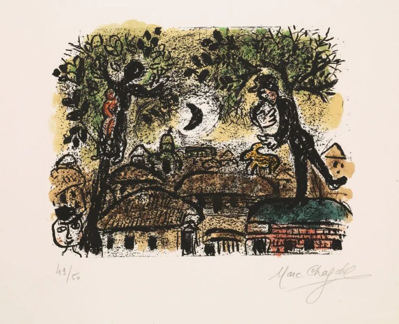 Chagall, Marc  - Auction Prints and Drawings from the 16th to the 20th century - Pandolfini Casa d'Aste