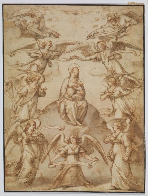 Scuola piemontese, inizio sec. XVII  - Auction Works on paper: 15th to 19th century drawings, paintings and prints - Pandolfini Casa d'Aste