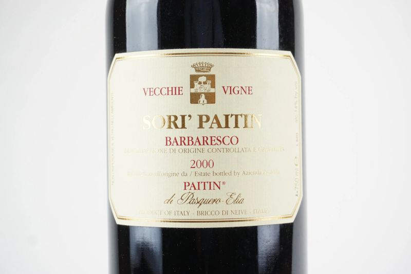      Barbaresco Sor&igrave; Paitin Vecchie Vigne Pasquero Elia 2000   - Auction ONLINE AUCTION | Smart Wine & Spirits - Pandolfini Casa d'Aste