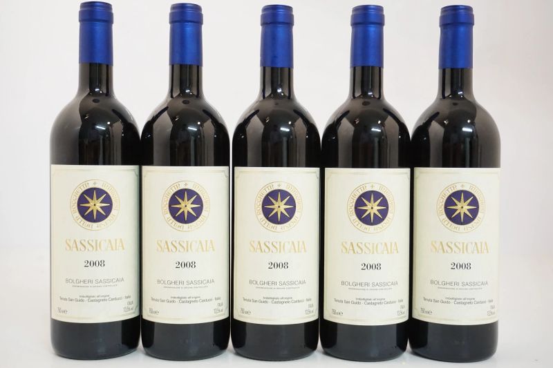      Sassicaia Tenuta San Guido 2008   - Auction Wine&Spirits - Pandolfini Casa d'Aste