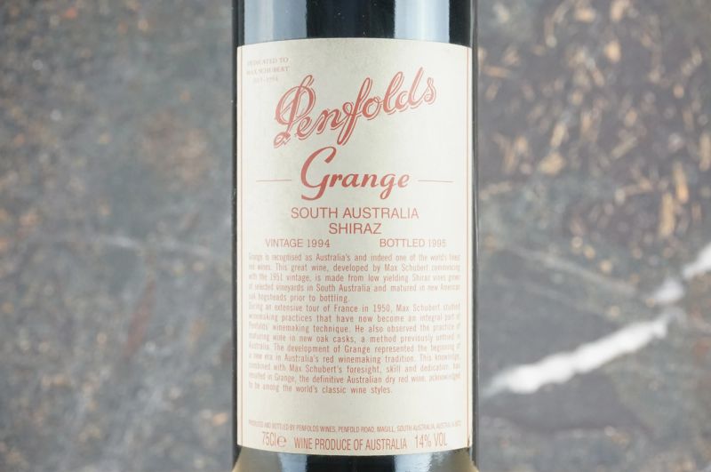 Grange Bin Penfolds 1994  - Asta Smart Wine 2.0 | Click & Drink - Pandolfini Casa d'Aste